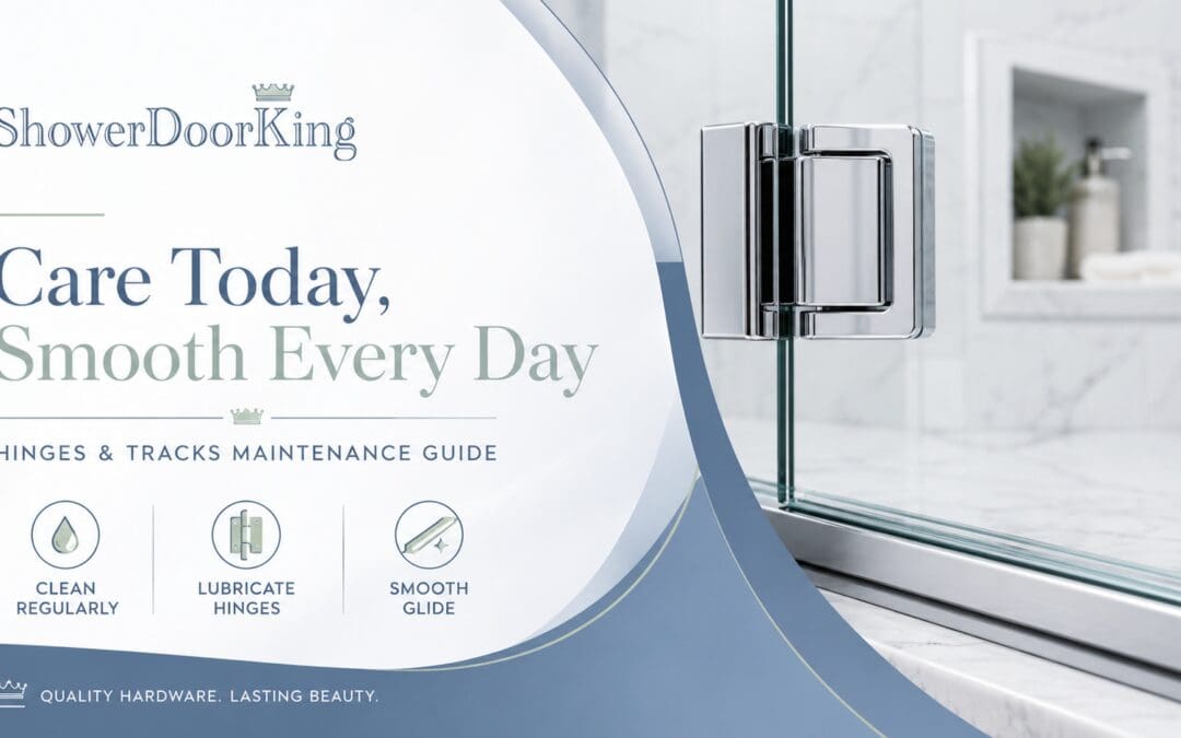 Shower Door Hinges and Tracks: Maintenance Guide to Prevent Repairs