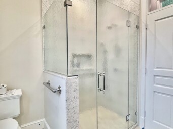 Custom Textured Glass in Hyattsville