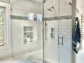 Frameless Shower Door in Bethesda Maryland