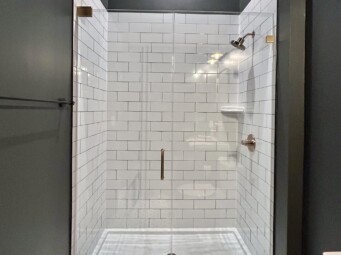 Frameless Shower Door in Linganore