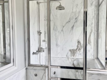 Solid Brass Custom Regal Shower Door